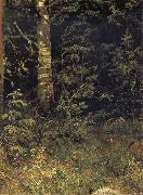 Ivan Shishkin Silver birch and mountain ash oil painting